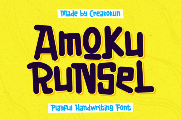 Amoku Runsel: The Font That Brings Creativity to Life