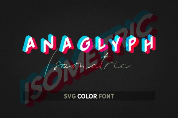 Anaglyph Isometric: The Retro Font That Transforms Your Creative Projects