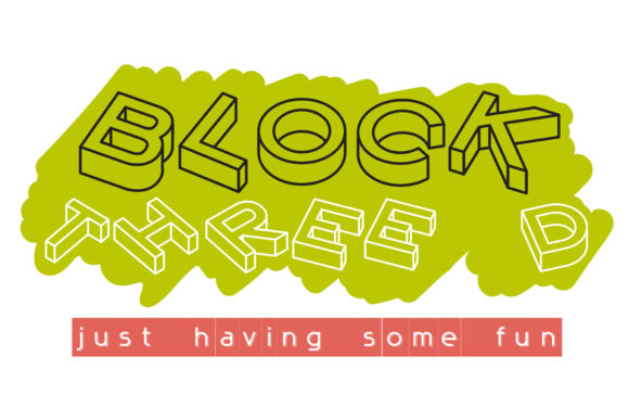 Block3D: The Simple Yet Stylish Font That Elevates Your Crafty Ideas
