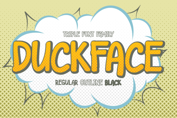 Duckface: The Playful Display Font for Creative Projects