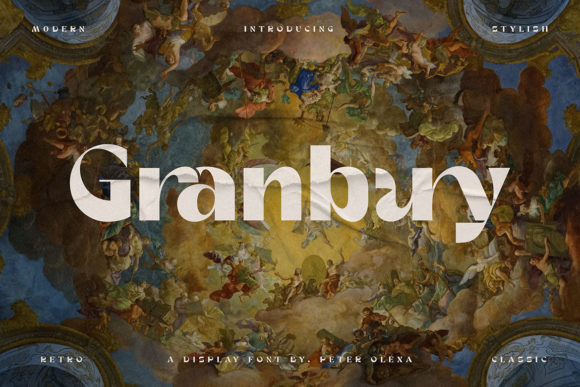 Granbury: Elevate Your Designs with Bold, Trendy Typography
