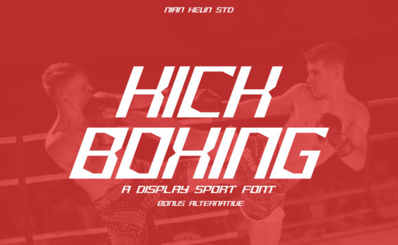 Kick Boxing: Strategic Typography for High-Impact Visual Communication