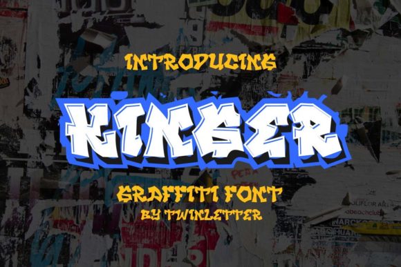 Kinger: The Graffiti-Styled Display Font for Bold Branding