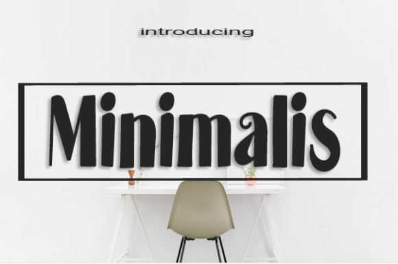 Minimalis: The Cool, Trendy Display Font for Modern Creators