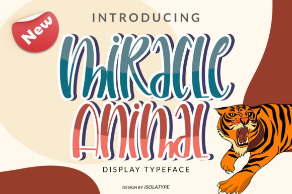 Miracle Animal: Why This Cute Display Font Might Be the Missing Piece in Your Design