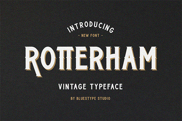 Rotterham: The Bold, Vintage Display Font That Commands Attention