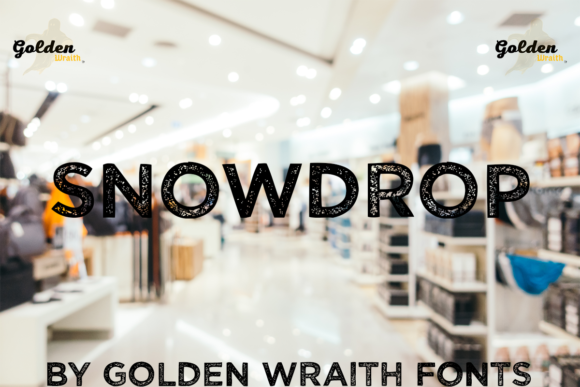 Snowdrop: Elevating Creative Projects with Bold, Textured Typography