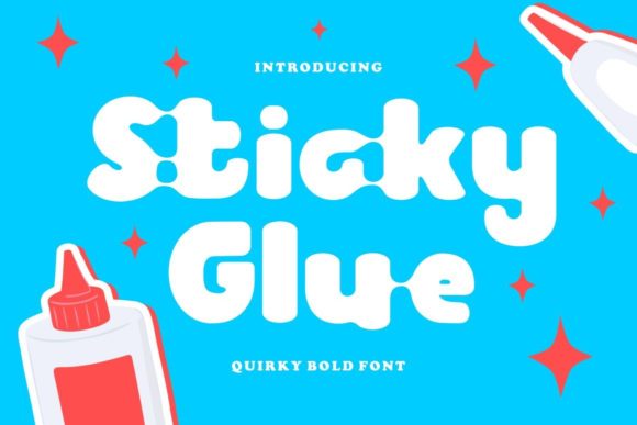 Sticky Glue: The Playful Display Font for Authentic Children's Content