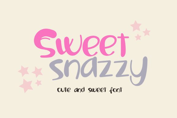 Sweet Snazy: The Playful Font for Joyful Branding