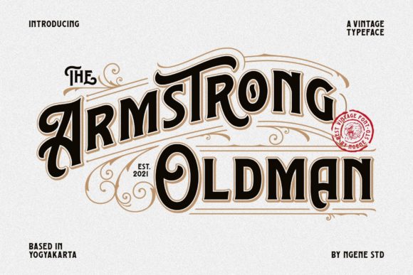 The Armstrong Oldman: A Vintage Typeface for Authentic Design