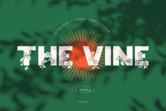 The Vine: A Bold Display Typeface for High-Impact Design