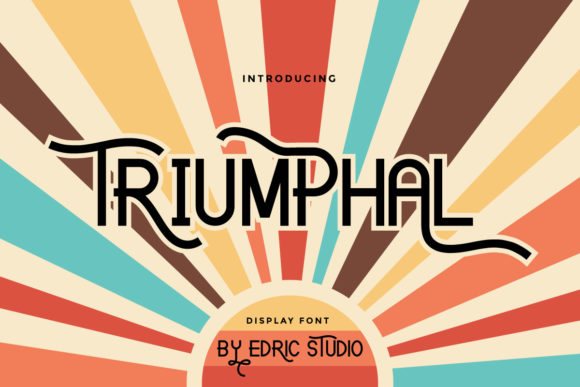 Triumphal: A Bold Display Font for High-Impact Design