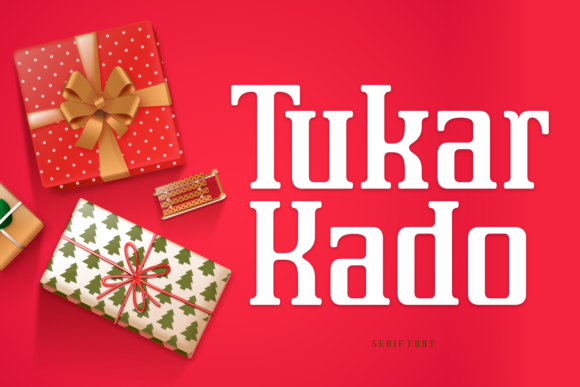Tukar Kado: The Bold Font for Creative Projects