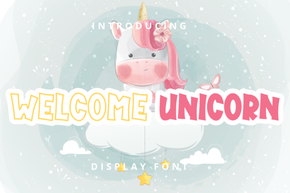 Welcome Unicorn: A Bold Display Font for Authentic Playfulness